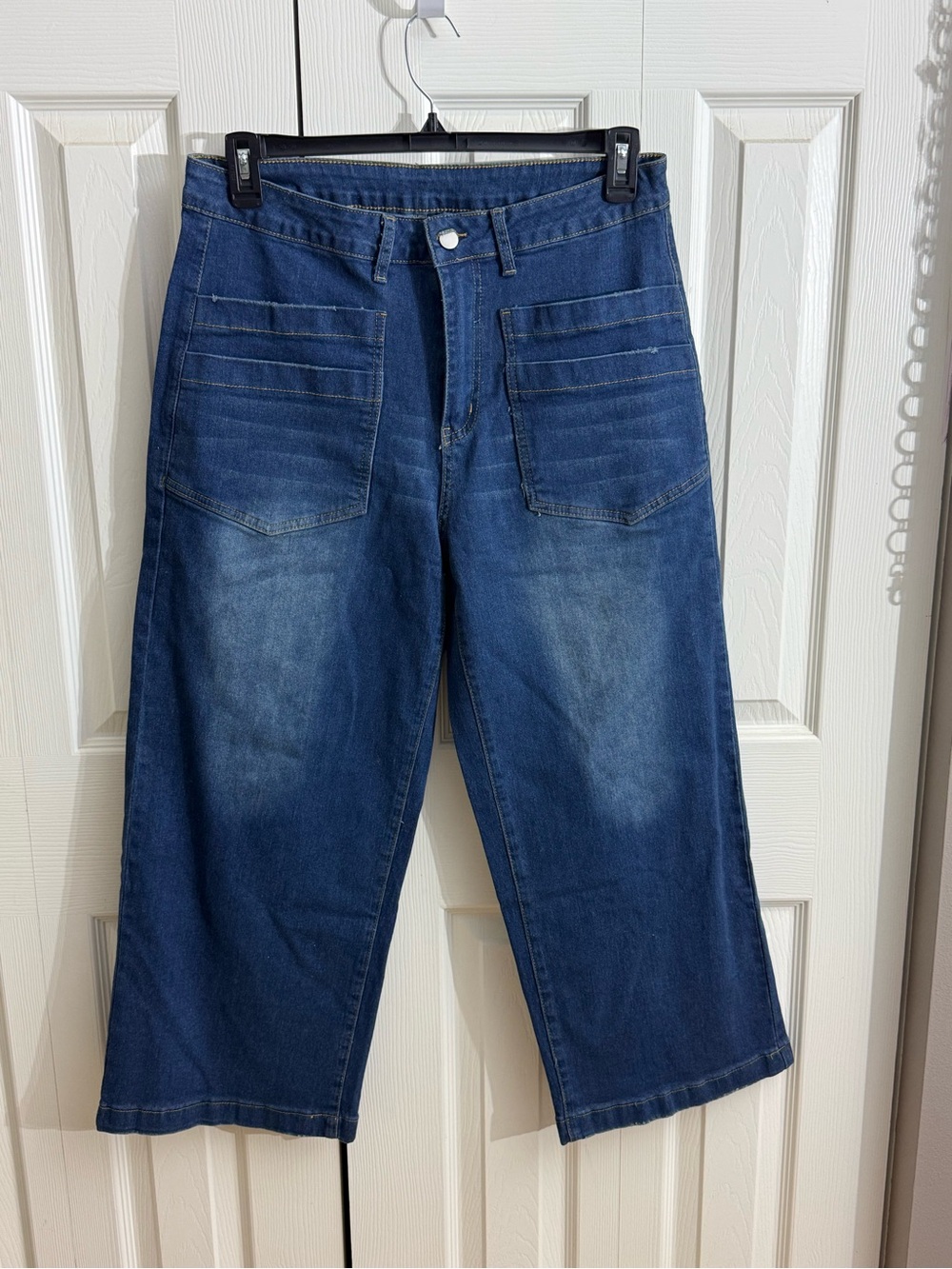 Women’s Blue Wide-Leg Jeans